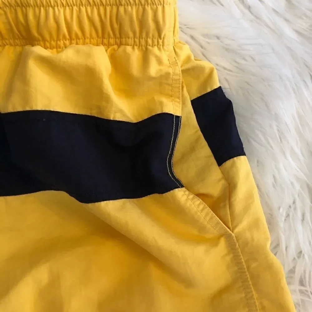 Nautica swim trunks size 36 yellow board shorts